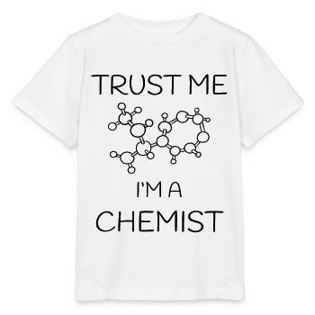 Chimiste - T-shirt bio MINI CREATOR Stanley/Stella Enfant - blanc - Devant - Maike (125cm)