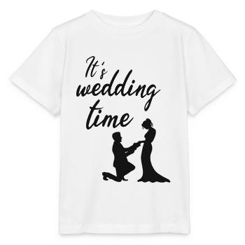 Hochzeit heiraten - Stanley/Stella Kinder T-Shirt MINI CREATOR  - Weiß - Vorne - Maike (125cm)