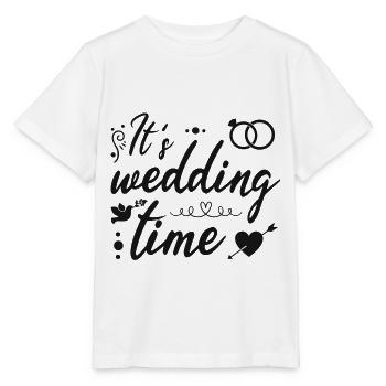 Hochzeit heiraten - Stanley/Stella Kinder T-Shirt MINI CREATOR  - Weiß - Vorne - Maike (125cm)