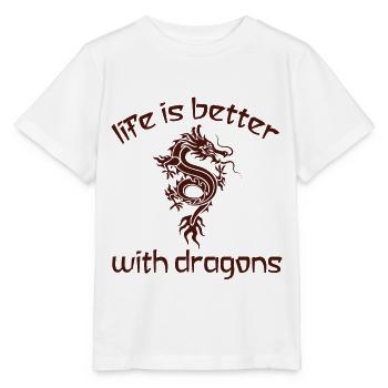 Dragon Dragon - T-shirt bio MINI CREATOR Stanley/Stella Enfant - blanc - Devant - Maike (125cm)