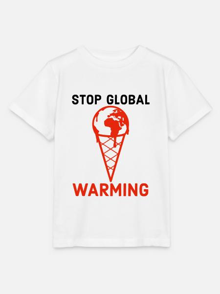 Umwelt, Klimawandel, Klimawandel - Stanley/Stella Kinder T-Shirt MINI CREATOR - Weiß