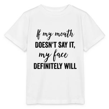 Citations drôles, citations drôles, citation cool, citation cool - T-shirt bio MINI CREATOR Stanley/Stella Enfant - blanc - Devant - Maike (125cm)