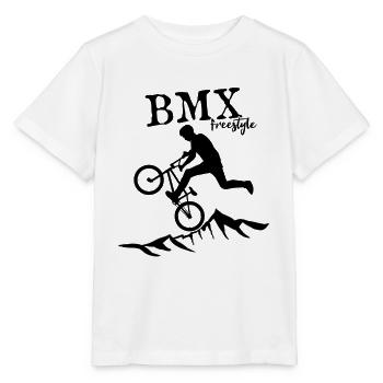 BMX freestyle - Stanley/Stella Kinder T-Shirt MINI CREATOR  - Weiß - Vorne - Maike (125cm)