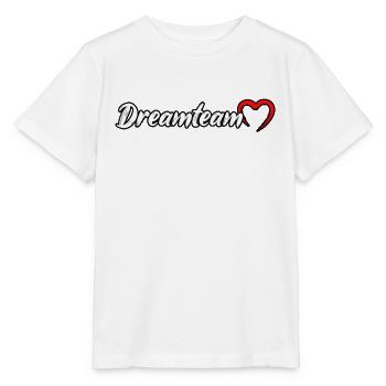 Dream Team Dream Couple - Stanley/Stella MINI CREATOR Kids’ T-Shirt - white - Front - Maike (125cm)