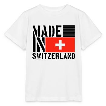 Suisse Swiss Funny Saying - T-shirt bio MINI CREATOR Stanley/Stella Enfant - blanc - Devant - Maike (125cm)
