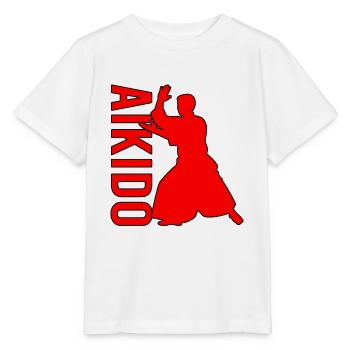 Aïkido - T-shirt bio MINI CREATOR Stanley/Stella Enfant - blanc - Devant - Maike (125cm)