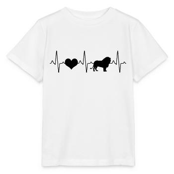 Leo Heartbeat - T-shirt bio MINI CREATOR Stanley/Stella Enfant - blanc - Devant - Maike (125cm)