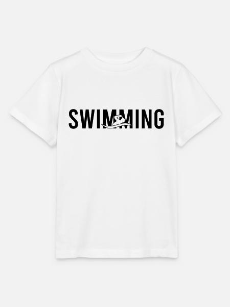 Natación natación - Camiseta para niños MINI CREATOR de Stanley/Stella - blanco