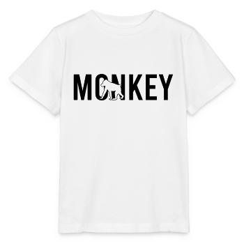 Monkey monkey - Stanley/Stella MINI CREATOR Kids’ T-Shirt - white - Front - Maike (125cm)
