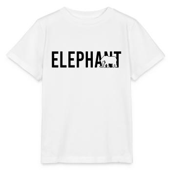 Éléphant éléphant - T-shirt bio MINI CREATOR Stanley/Stella Enfant - blanc - Devant - Maike (125cm)