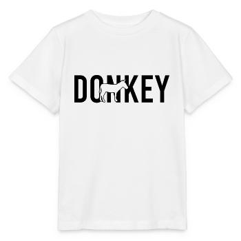 Âne âne - T-shirt bio MINI CREATOR Stanley/Stella Enfant - blanc - Devant - Maike (125cm)