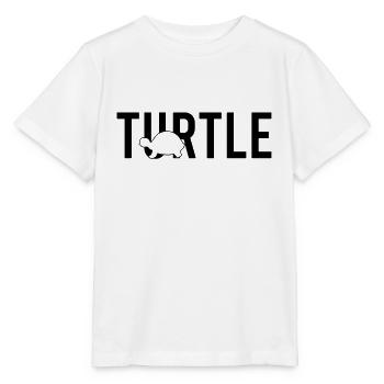 Turtle turtle - Stanley/Stella MINI CREATOR Kids’ T-Shirt - white - Front - Maike (125cm)