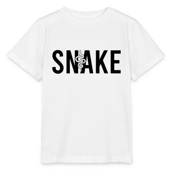 Serpent serpent - T-shirt bio MINI CREATOR Stanley/Stella Enfant - blanc - Devant - Maike (125cm)