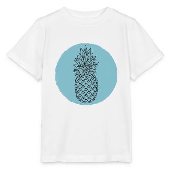 Ananas - Stanley/Stella Kinder T-Shirt MINI CREATOR  - Weiß - Vorne - Maike (125cm)