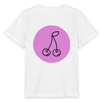 Cerise - T-shirt bio MINI CREATOR Stanley/Stella Enfant - blanc - Devant - Maike (125cm)