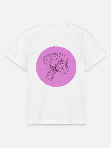 Brokkoli - Stanley/Stella Kinder T-Shirt MINI CREATOR  - Weiß