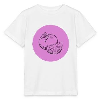 Tomate - T-shirt bio MINI CREATOR Stanley/Stella Enfant - blanc - Devant - Maike (125cm)