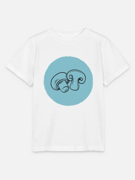 Pilze - Stanley/Stella Kinder T-Shirt MINI CREATOR  - Weiß