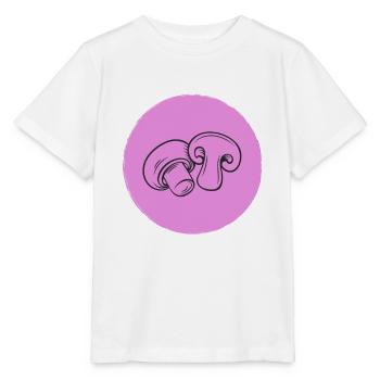 Pilze - Stanley/Stella Kinder T-Shirt MINI CREATOR  - Weiß - Vorne - Maike (125cm)