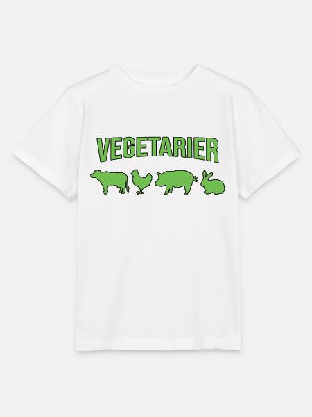 Vegetarier - Stanley/Stella Kinder T-Shirt MINI CREATOR - Weiß
