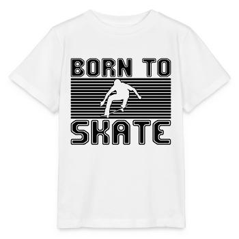 skating - Stanley/Stella MINI CREATOR Kids’ T-Shirt - white - Front - Maike (125cm)