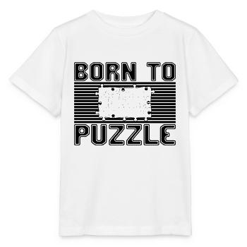 Puzzles - T-shirt bio MINI CREATOR Stanley/Stella Enfant - blanc - Devant - Maike (125cm)