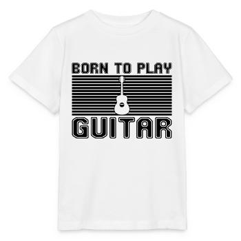 Play the guitar - Stanley/Stella MINI CREATOR Kids’ T-Shirt - white - Front - Maike (125cm)