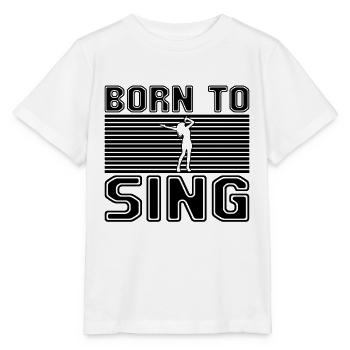 Sing - Stanley/Stella MINI CREATOR Kids’ T-Shirt - white - Front - Maike (125cm)