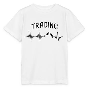 trading heartbeat - Stanley/Stella MINI CREATOR Kids’ T-Shirt - white - Front - Maike (125cm)