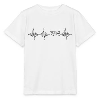 Motorhome Heartbeat - Stanley/Stella MINI CREATOR Kids’ T-Shirt - white - Front - Maike (125cm)