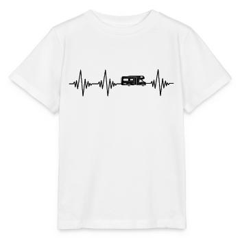 Motorhome Heartbeat - Stanley/Stella MINI CREATOR Kids’ T-Shirt - white - Front - Maike (125cm)
