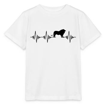 Leo Heartbeat - T-shirt bio MINI CREATOR Stanley/Stella Enfant - blanc - Devant - Maike (125cm)