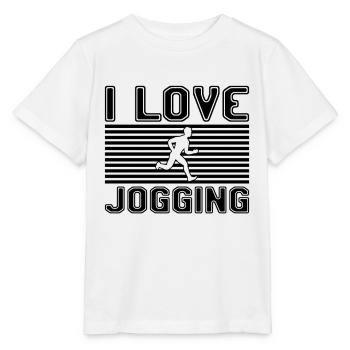 J’adore faire du jogging - T-shirt bio MINI CREATOR Stanley/Stella Enfant - blanc - Devant - Maike (125cm)