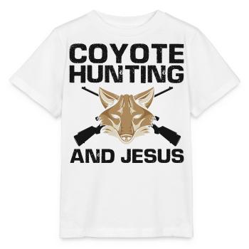 Conception de coyote pour les réacteurs de coyote - T-shirt bio MINI CREATOR Stanley/Stella Enfant - blanc - Devant - Maike (125cm)