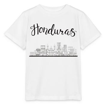 Honduras Stolz Herkunft Geschenk - Stanley/Stella Kinder T-Shirt MINI CREATOR  - Weiß - Vorne - Maike (125cm)