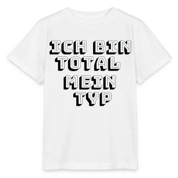 Ich bin total mein Typ - Stanley/Stella Kinder T-Shirt MINI CREATOR  - Weiß - Vorne - Maike (125cm)
