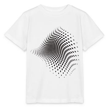 Cadeau de géométrie de formes d'illusion d'optique - T-shirt bio MINI CREATOR Stanley/Stella Enfant - blanc - Devant - Maike (125cm)