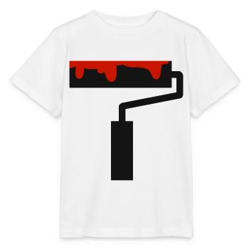 Paintbrush, painting, painting, painters and varnishers - Stanley/Stella MINI CREATOR Kids’ T-Shirt - white - Front - Maike (125cm)