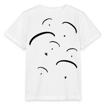 group _of_ paragliders_g1 - Stanley/Stella MINI CREATOR Kids’ T-Shirt - white - Front - Maike (125cm)