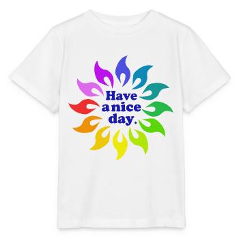 Bonne journée - T-shirt bio MINI CREATOR Stanley/Stella Enfant - blanc - Devant - Maike (125cm)
