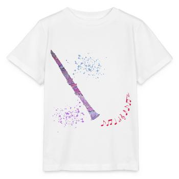 klarinette e 62 - Stanley/Stella Kinder T-Shirt MINI CREATOR  - Weiß - Vorne - Maike (125cm)