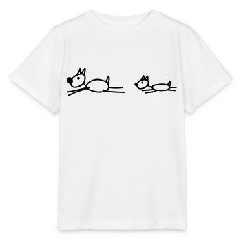 Hundeschule - Hundesport - Stanley/Stella Kinder T-Shirt MINI CREATOR  - Weiß - Vorne - Maike (125cm)