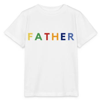 Fête des pères / Papa / Père / Bestseller - T-shirt bio MINI CREATOR Stanley/Stella Enfant - blanc - Devant - Maike (125cm)