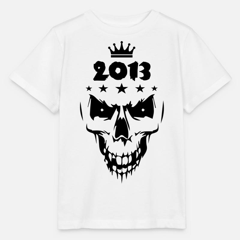2013 Crâne - T-shirt bio MINI CREATOR Stanley/Stella Enfant - blanc