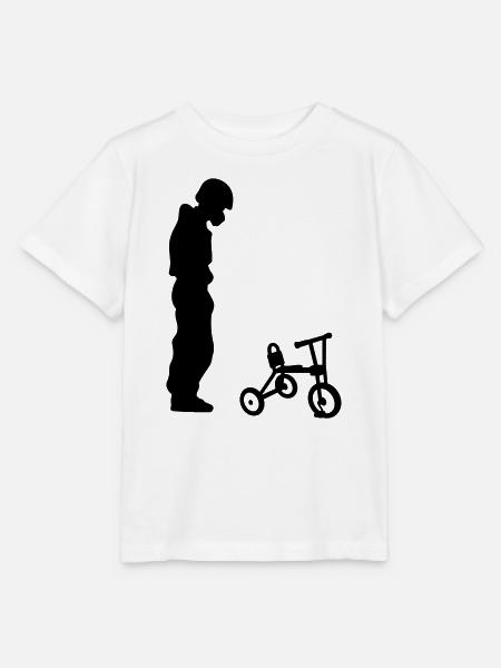Biker - Stanley/Stella Kinder T-Shirt MINI CREATOR - Weiß