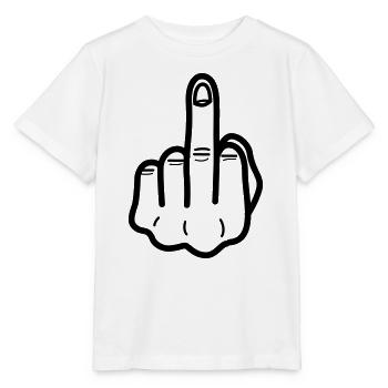middlefinger - Stanley/Stella MINI CREATOR Kids’ T-Shirt - white - Front - Maike (125cm)
