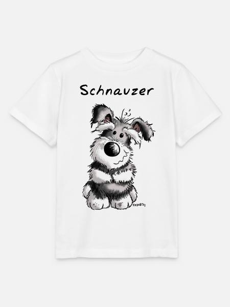 Fröhlicher Schnauzer - Stanley/Stella Kinder T-Shirt MINI CREATOR  - Weiß