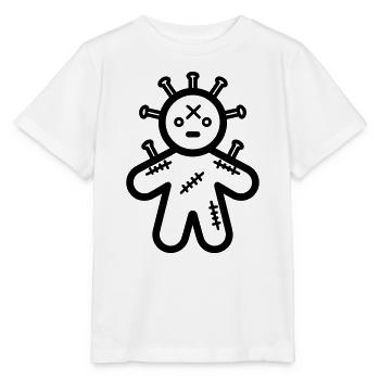 Poupée Vaudou - T-shirt bio MINI CREATOR Stanley/Stella Enfant - blanc - Devant - Maike (125cm)