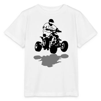 quad - T-shirt bio MINI CREATOR Stanley/Stella Enfant - blanc - Devant - Maike (125cm)