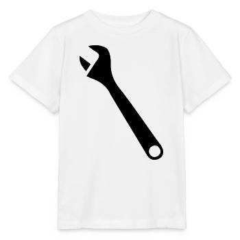 wrench - Stanley/Stella MINI CREATOR Kids’ T-Shirt - white - Front - Maike (125cm)